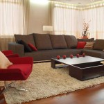 Swivel Chairs Shaped Red Swivel Chairs Feat L Shaped Sofa Design And Luxurious Living Room Rug Idea Plus Black Coffee Table Interior Design 10 Captivating Rug Styles For Adorable Living Room Layout