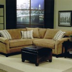Small Sectional Small Adorable Small Sectional Sofa For Small Living Room With Rustic Yellow Color Design Completed With White Cushions Furniture Furniture  Small Sectional Sofa For Homey Relaxation 