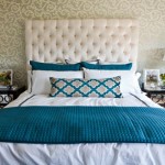 Bedroom Design White Amazing Bedroom Design Completed With White Padded Headboard And White Bed Near Mirrored Dressers Near Artistic Wall Bedroom  Turquoise Bedroom Ideas In Some Divergent Rooms 