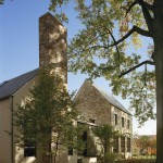 House Design Residence Amazing House Design Of Edgemoor Residence With Dark Colored Roof And Bright Colored Chimney Made From Stone Veneer Architecture  Modern Classic Design From A House In USA 