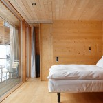 Bedroom Design Vacation Amusing Bedroom Design Of Zumthor Vacation Homes With White Blanket White Pillows And Brown Colored Wooden Wall And Floor House Designs  Simple Wooden Interior From Zumthor Vacation Home 