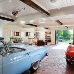 Cars Parked Garage Antique Cars Parked In Spacious Garage In Car Barn Patrick Ahearn Architect With Rough Floor Tile And Vertical Striped Wall Decoration  White Wood Wall Creating Classic Building Construction 