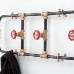 Coat Rack On Appealing Coat Rack Black Placed On The White Wall Used In The Eclectic And Unique House Area Furniture  Home Furniture Made From Upcycled Steel Pipes 