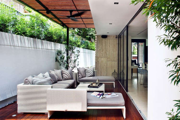 Covered Terrace Tree Appealing Covered Terrace Ideas At Tree Hill Ongong With Grey Sofa And White Coffee Table Also Wooden Terrace Floor Interior Design  Delicate Bright Interior Inside A House With Elegant Design 