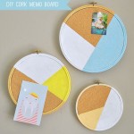 Design Cork Memo Appealing Design Cork Board For Memo Board Round Shape With Colorful Decor At Entry Applied Grey Painted Wall Decoration  Wine Cork Projects To Decorate Your House With Creative Art 
