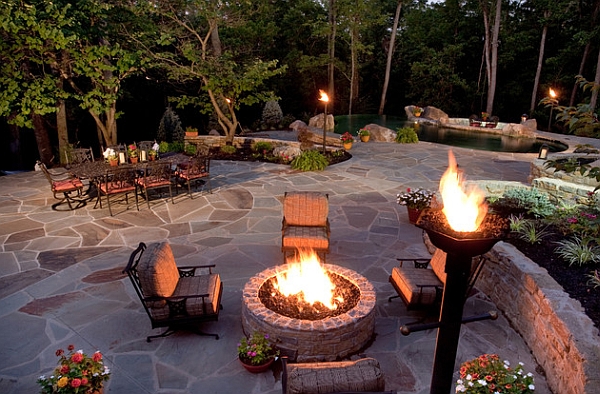 Outdoor Dining The Appealing Outdoor Dining Space For The Lovely Spring Summer And Fall Months Ahead Outdoor  Inspiring Outdoor Designs With Tiki Torches 