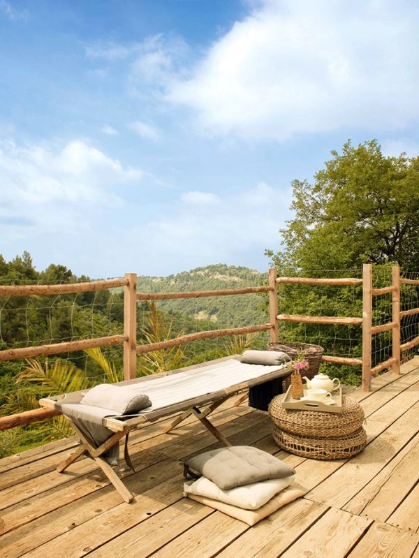 Balcony Design Riviera  Decoration  Traditional Cottage Theme And Ideas Embraced By Nature 