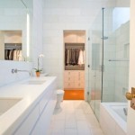 Contemporary Bathroom Painting Attractive Contemporary Bathroom With White Painting Ideas Decorated Floating Vanity And Twin Sinks Mixed Wall Lamps House Designs  Home Interior Project Ideas For Instantly Refreshed Look 