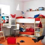 Playroom Decor Hanging Attractive Playroom Decor Ideas With Hanging Chair And Bunk Bed Decorated With Red Buckets And White Learning Desk Decoration  Indoor Hanging Chair For Relaxation Time And Room Decoration 