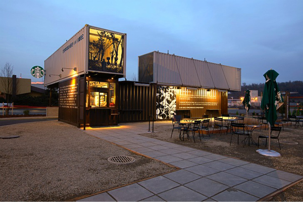 Brown Outdoor Outdoor Awesome Brown Outdoor Wall Painting Outdoor LIghting Houses Made From Shipping Containers Modern Minimalist Design  Houses Made From Shipping Containers Designed In One And Two Floors 