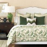 Floral White Decorative Awesome Floral White Cream Green Decorative Pillows For Bed Equipped With Great Bedding Unit Finished Wooden Flooring Unit  Decorative Pillows For Bed For Furniture Home 