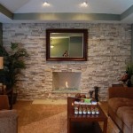Modern Stone With Awesome Modern Stone Fireplace Design With Sleek Living Room Decoration Ideas Brown Fabric Sofa Design Living Room  Stone Fireplace Design Providing Warmth For Living Room 