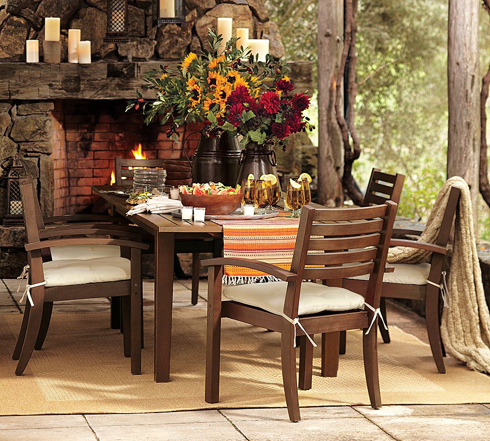 Modern Wooden Barn Awesome Modern Wooden Style Pottery Barn Outdoor Furniture Applied In Outdoor Living Space Ith Floral Decorating Idea Outdoor  Pottery Barn Outdoor Furniture Equipping Breezy Patio 