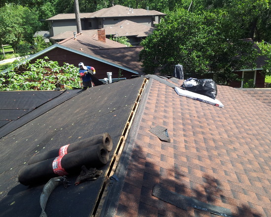 Tiled Roof From Awesome Tiled Roof Design Ideas From Houston TX Roofing Job At Traditional House Surrounded Bby Leafy Tree And Lush Vegetations Decoration  Roof Installation Project With Smart Idea 
