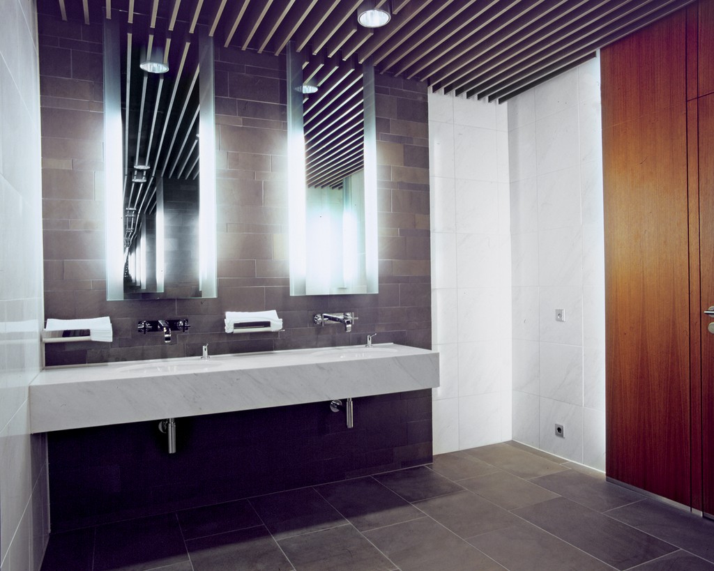 Vanity Lighting Pendant Bathroom Vanity Lighting With Minimalist Pendant Lighting Combined With Concrete Vanity And Concrete Tile Flooring Design Ideas Bathroom Bathroom Vanity Lighting Covered In Maximum Aesthetic