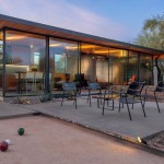 Patio Decor Byrnes Beautiful Patio Decor Ideas At Byrnes Barn Construction Zone With Metal Chairs On Granite Outdoor Flooring And Cactus Decoration  Classy Decoration For Studio With Minimalist House Design 