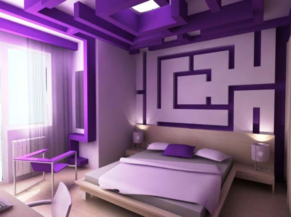 Purple Bedroom Young Beautiful Purple Bedroom Ideas For Young Women Labyrint Theme Decorations Modern Purple Chair Wooden Platform Bed Bedroom  Bedroom Ideas For Young Women In Modern Design 