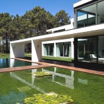 Water And Casa Beautiful Water And Greens For Casa Do Lago Home Exterior Improving Tranquil Ambiance For Perfect Relaxing Living Decoration  Interior And Exterior Design With Green Yard Landscaping 