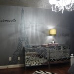 For Kids Engraved Bedroom For Kids Furnished With Engraved Mirrored Dresser To Reflect Bedding And Mural House Designs  Luxury Mirrored Dresser In Modern Room Interior Design 