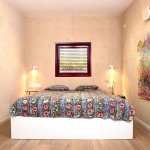 Walls Coated Plaster Bedroom Walls Coated With Mud Plaster For Better Insulation For Modern Bedroom With Colorful Ideas Look House Designs  Budget Home Renovation With Stunning Result 