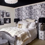 With Silver Glossy Bedroom With Silver Bed Headboard Glossy Table Lamps In Dark Lamp Shades Fascinating Wall Murals Furniture  Captivating Black Lamp Shades For Pleasure 