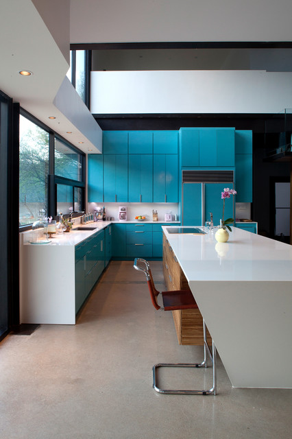 Kitchen Cabinets Kitchen Blue Kitchen Cabinets Inside The Kitchen With Long Wooden Island And White Countertop Kitchen  Modern Kitchen Cabinets With Additional Decorations 