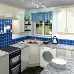 Small Kitchen Backsplash Blue Small Kitchen Layout Tile Backsplash Marble Countertop Combined With White Cabinet And Cupboard Furniture For Home Inspiration Kitchen  Small Kitchen Layout In Various Kitchen Designs 