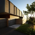 Home Near Wooden Building Home Near Dark Brown Wooden Wall Also Soft Brown Wooden Entrance Gate Architecture  Contemporary Residence With Eco-Friendly Concept 
