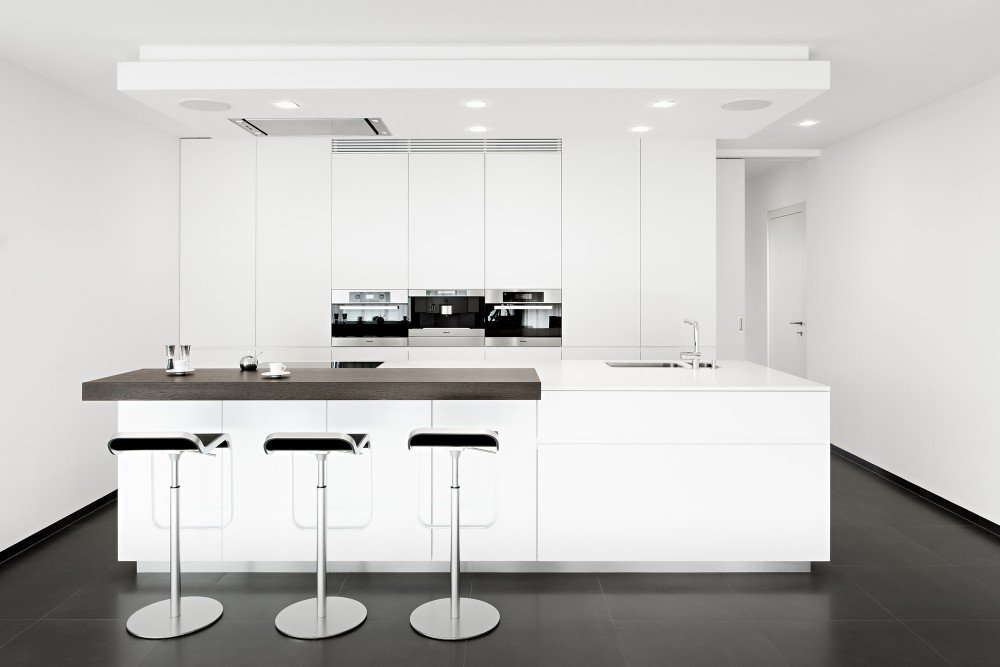 Contemporary Kitchen Design Captivating Contemporary Kitchen In The Design M2 House Monovolume With Modern Kitchen Bar And Sophisticated Stools Available Exterior Elegant Italian Mansion Design With Contemporary Exterior Design