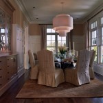Abive The Table Chandelier Abive The Circular Dining Table Surrounded By For Chairs Furniture  Nice Slipcovers For Chairs Inspiration 