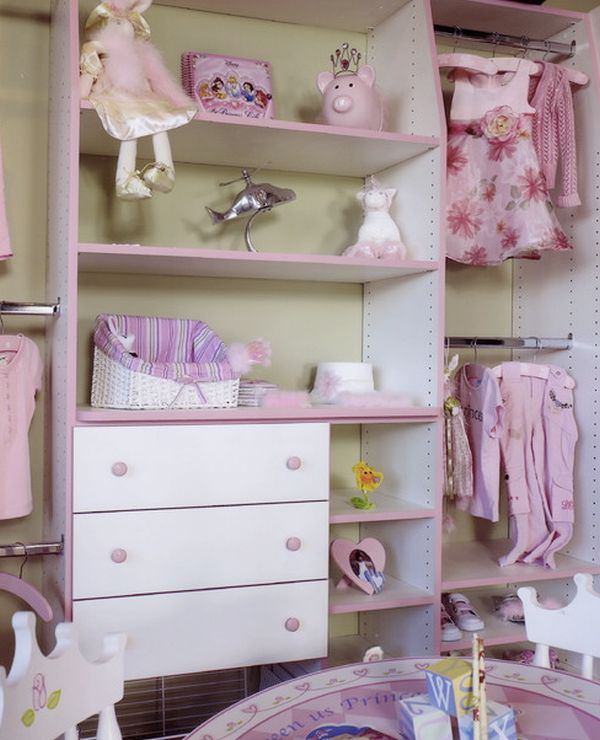 Closet Looks Showing Chic Closet Looks After Renovation Showing Feminine Light Pink Painting On Cabinets Filled With Charming Dolls And Cloths Bedroom  Girl Bedroom Decoration In Cheerful And Stylish Design 