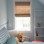 Kids Bedroom Eclectic Chic Kids Bedroom Design In Eclectic Residence Refined With Blue Painted Wall And Small Window Also Ladder Book Rack Interior Design Eclectic House Interior With Fancy Colors And Furnishing