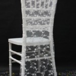 Natural Themed In Chic Natural Themed Seep Cloth In White To Decor Armless Seating Unit For Elegant Look Interior Decoration Decoration  Classic Wedding Chair With Floral Decoration 