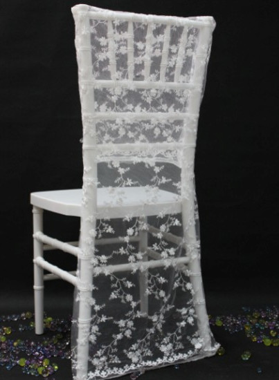 Natural Themed In Chic Natural Themed Seep Cloth In White To Decor Armless Seating Unit For Elegant Look Interior Decoration Decoration  Classic Wedding Chair With Floral Decoration 