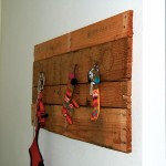 Styled Reclaimed Rack Classic Styled Reclaimed Wood Key Rack With Nail As Hooks Coupled With Bright White Painted Wall Decoration  DIY Coat Rack Decoration For Beautiful Interior Decoration 