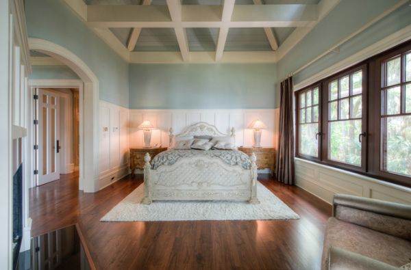 Wooden Dressers Traditional Classic Wooden Dressers Located Inside Traditional Bedroom With High Ceiling And Artistic Bed On White Rug Bedroom  Turquoise Bedroom Ideas In Some Divergent Rooms 