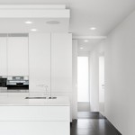 White Kitchen Design Clean White Kitchen In The Design M2 House Monovolume With Modern Design Applied Involving White Interior And Glossy Flooring Exterior Elegant Italian Mansion Design With Contemporary Exterior Design