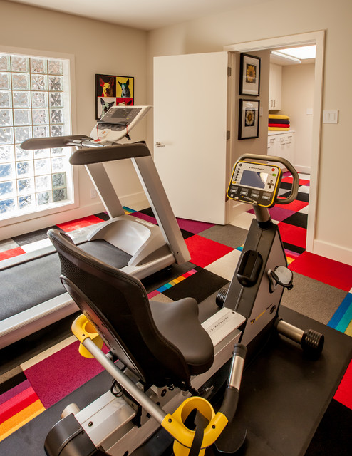Carpet Tiles Gym Colorful Carpet Tiles In The Gym With Sophisticated Equipments And The White Ceiling Interior Design  Carpet Tiles With Bright Color For Interior House 