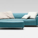 Rolf Benz Blue Comfortable Rolf Benz Sofa In Blue With White Cushions In Modern Minimalist Shaped Design For Living Room Furniture Inspiration Furniture  Rolf Benz Sofa Firms Innovation 