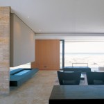 Saota Melkbos Room Comfortable SAOTA Melkbos Project Living Room With Black Sofas Architecture  Home Design With Rough Landscape Facing Wonderful Seas Views 