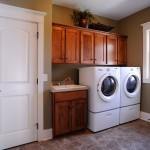 Laundry Room Free Corner Laundry Room Cabinetsed With Free Standing Sink Installed Next To White Machines Decoration  Adorable Laundry Room Cabinets For Our References 