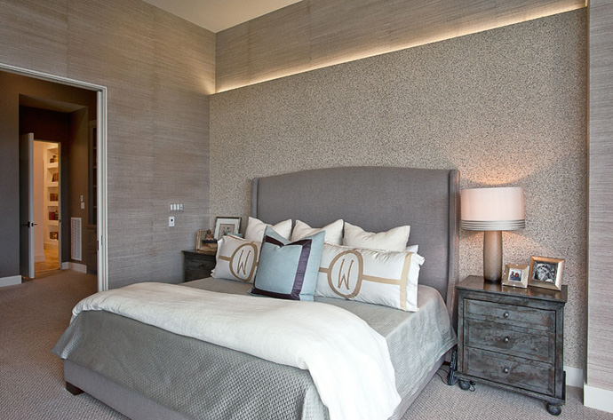 Bedroom Design Perfect Cozy Bedroom Design With The Perfect Night Stand That Is Also Completed With The Greyish Head Board Design Inside This House Interior Design  Cozy House Built In Luxurious Design 