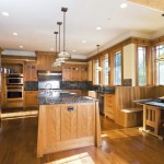 Kitchen With And Craftsman Kitchen With Wooden Island And Wooden Kitchen Cabinets Near The Wooden Breakfast Space Kitchen  Kitchen Cabinet Ideas With Brown Decorations 