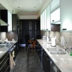Kitchen Cabinets Granite Dark Kitchen Cabinets And The Granite Countertop Inside The Kitchen With White Ceiling Kitchen  Modern Kitchen Cabinets With Additional Decorations 