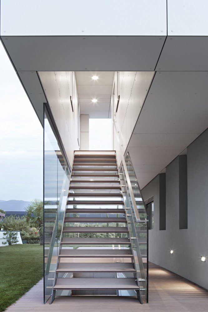 Outdoor Staircase Design Dazzling Outdoor Staircase Of The Design M2 House Monovolume Linking You From An Outdoor Area To Some Glamorous Room Exterior Elegant Italian Mansion Design With Contemporary Exterior Design