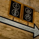 Board Attach Wooden Direction Board Attach On The Wooden Ceiling Decoration  Cafe Design Concept With Wooden Materials From Starbucks Coffee Lab 