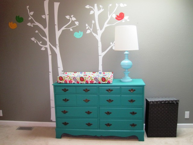 Drawer Furniture Color Dresser Drawer Furniture With Green Color In Small Shaped Finished With Decorations Furniture  Useful Dresser Drawer For Keeping Stuffs 