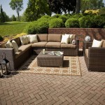 Luxury Outdoor On Durable Luxury Outdoor Furniture Sets On Decorative Paver Floor With Sweet Area Rug And Brick Panel Furniture Luxury Outdoor Furniture With Modern And Modular Designs
