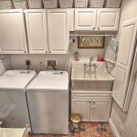 Laundry Room Design Effective Laundry Room In Traditional Design Completed In Pure White Accent To Dramatically Combined With Tiled Floor Interior Design  Classic House Properties Creating Stunning Interior Design 