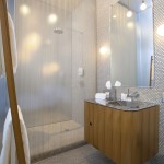 Dream Downtown In Elegant Dream Downtown Hotel Decoration In Wooden Vanity And Stainless Steel Sink And Fauce With Big Mirror And Nice Bulb Chandelier Architecture  Amazing Hotel Building With Metal Panels 